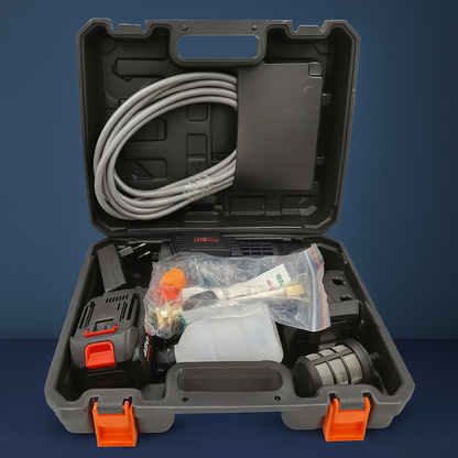 Hidrolavadora Portátil con Dos Baterías